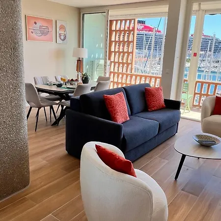 Superbe 2 Pieces, Terrasse Face Au Port Et 아파트