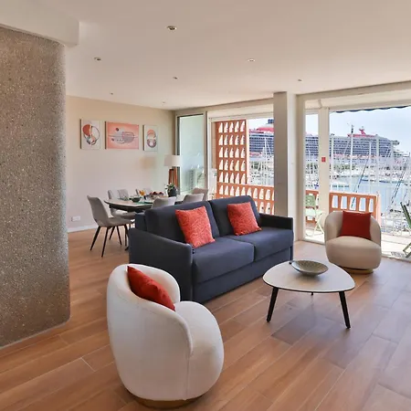 Superbe 2 Pieces, Terrasse Face Au Port Et 아파트 *