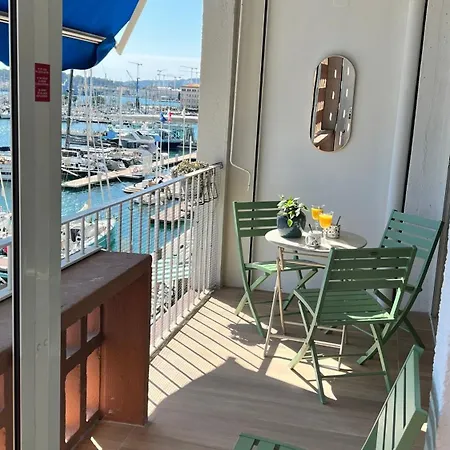 아파트 Superbe 2 Pieces, Terrasse Face Au Port Et *